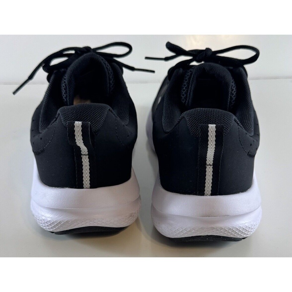 Under Armour Charged Assert 10 Running Shoes Black White 10.5 Activewear 71-04 - Picture 10 of 15